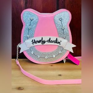 NWT Betsey Johnson Horseshoe Crossbody Purse